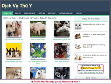 Tablet Screenshot of dichvuthuy.com